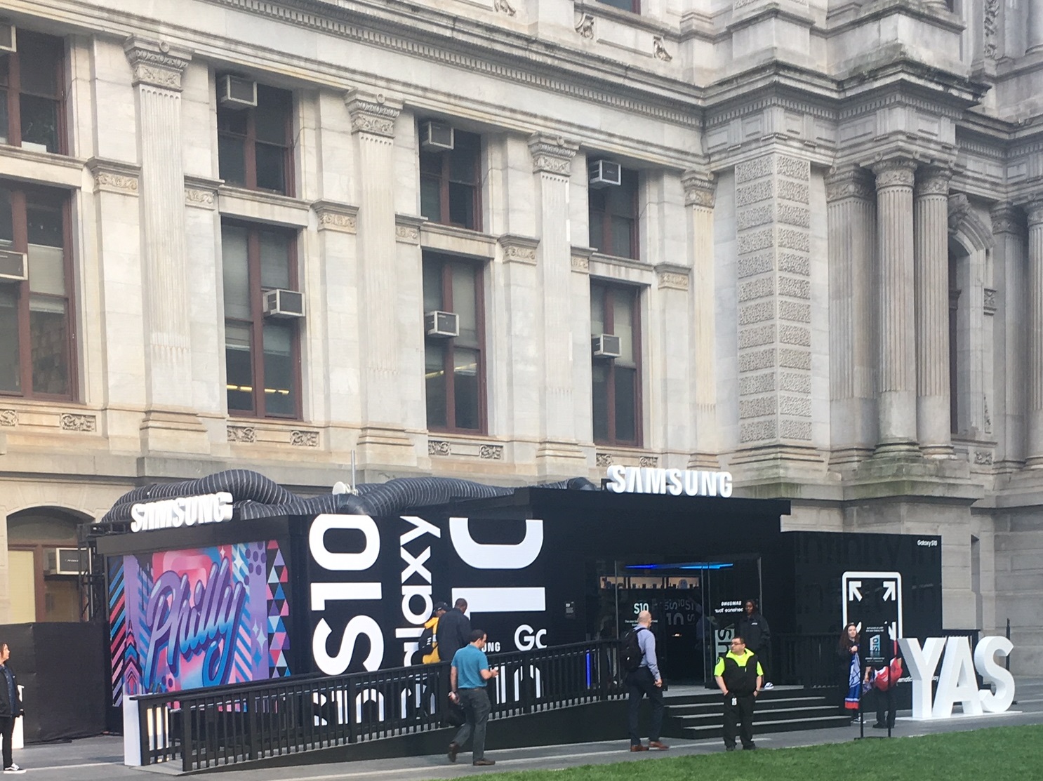 Samsung Galaxy at Dilworth Park